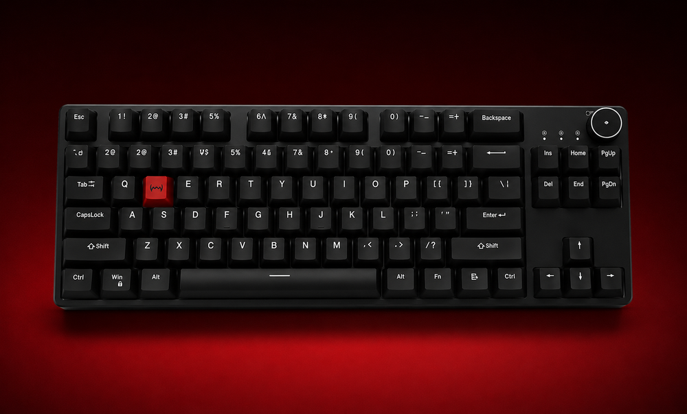Dawg Highkey 373, Anti-Ghosting Wired Mechanical 80% Keyboard